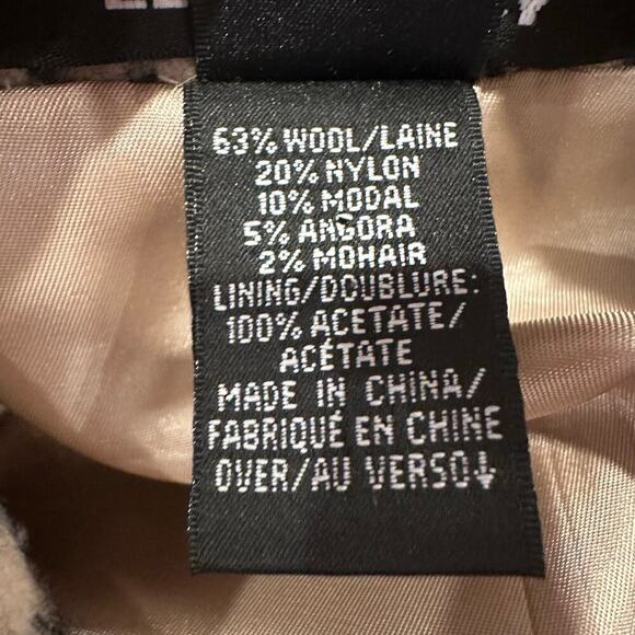 Ellen Tracy Wool Blend Plaid Coat sz 12 - Picture 11 of 14